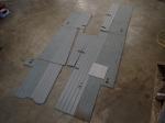 Beechcraft - NPN - Panel Kit - Cabin Interior Panels (Grey Fabric w/ Grey Vinyl)