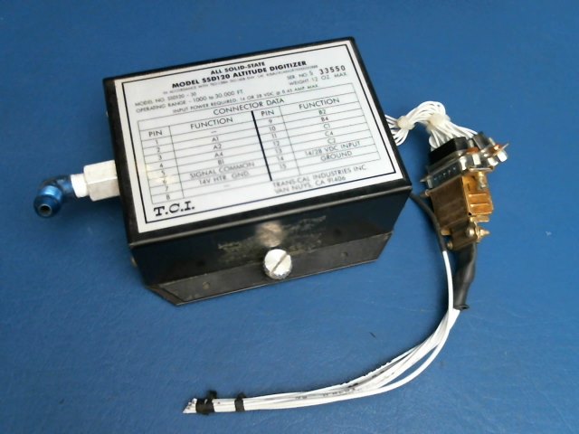 TCI SSD120-30 ENCODER-Altitude Digitizer Model SSD120-30
