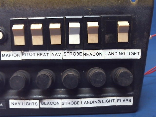 Cessna NPN COVER PANEL w/SWITCHES