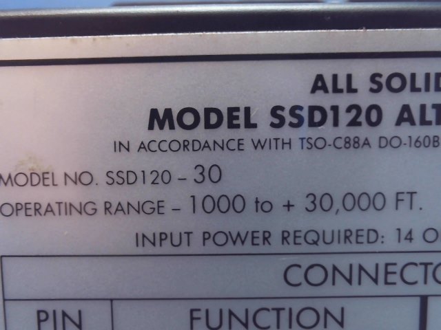 TCI SSD120-30 ENCODER-Altitude Digitizer Model SSD120-30